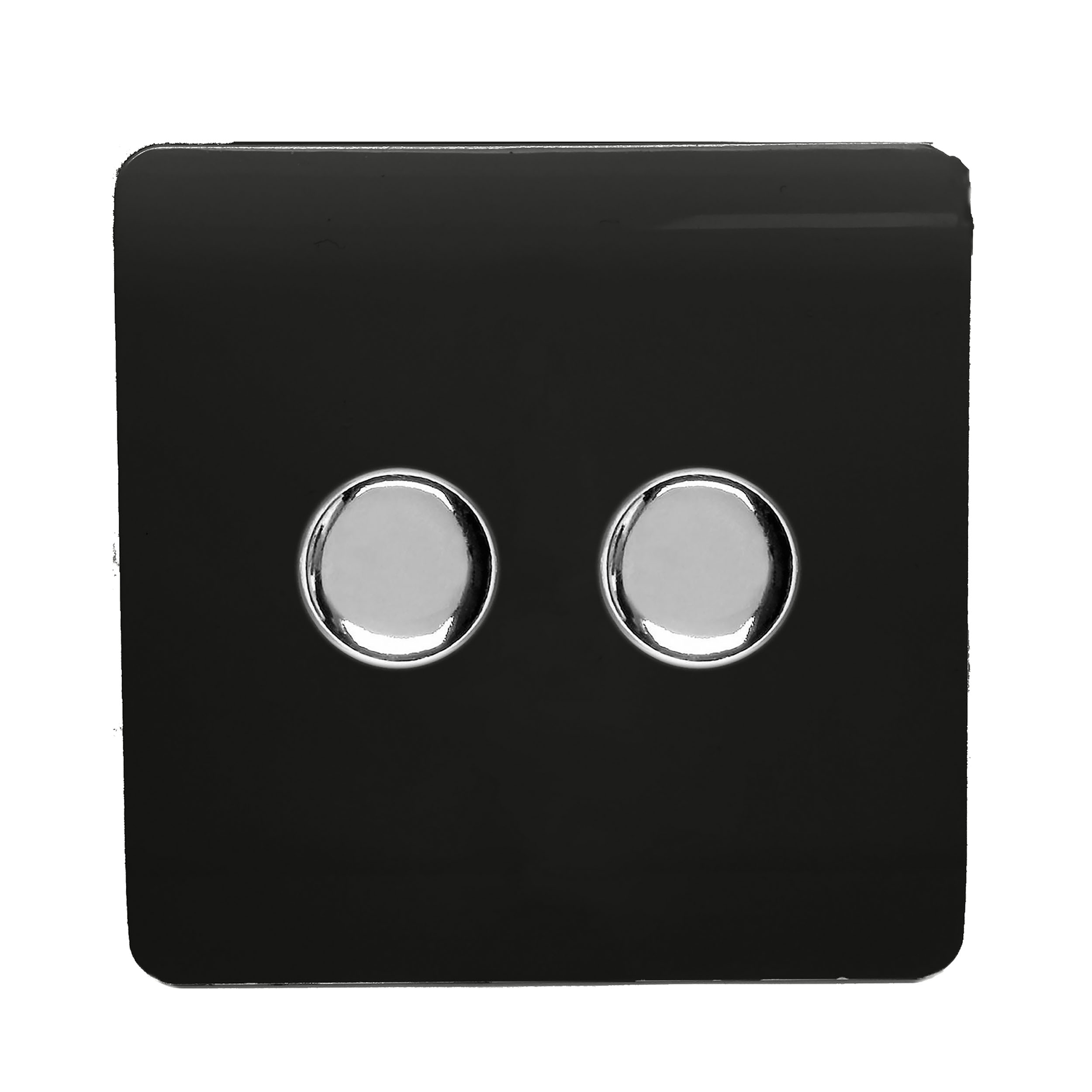 ART-2LDMBK  2 Gang 2 Way LED Dimmer Switch Gloss Black